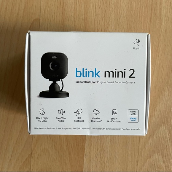 Blink Other - Blink Mini 2 Security Camera 1080p HD 2-Way Audio,  NEW IN BOX, Sealed